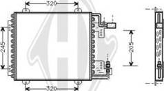 Diederichs DCC1322 - Condensatore, Climatizzatore autozon.pro