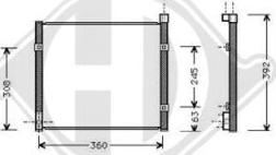 Diederichs DCC1202 - Condensatore, Climatizzatore autozon.pro