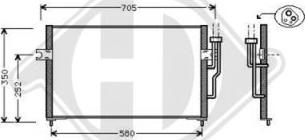 Diederichs DCC1270 - Condensatore, Climatizzatore autozon.pro