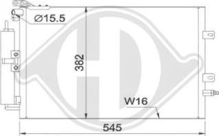 Diederichs DCC1766 - Condensatore, Climatizzatore autozon.pro