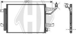 Diederichs DCC1705 - Condensatore, Climatizzatore autozon.pro