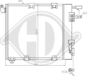 Diederichs DCC1720 - Condensatore, Climatizzatore autozon.pro