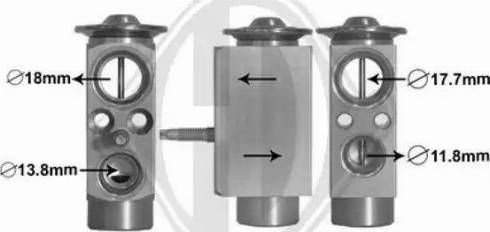 Diederichs DCE1101 - Valvola ad espansione, Climatizzatore autozon.pro