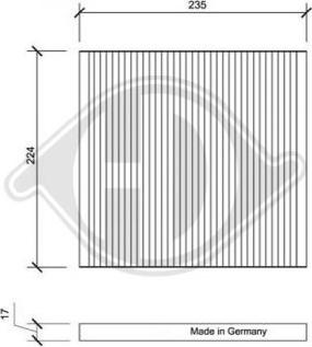 Diederichs DCI0044 - Filtro, Aria abitacolo autozon.pro