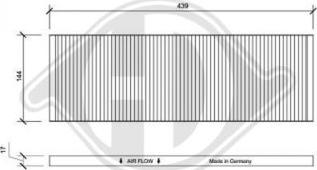 Diederichs DCI0045 - Filtro, Aria abitacolo autozon.pro