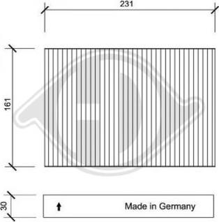 Diederichs DCI0043 - Filtro, Aria abitacolo autozon.pro