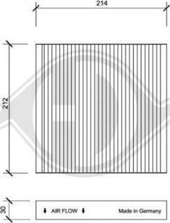 Diederichs DCI0050 - Filtro, Aria abitacolo autozon.pro