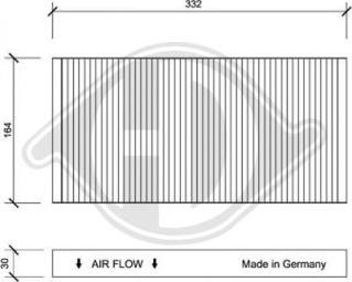 Diederichs DCI0068 - Filtro, Aria abitacolo autozon.pro