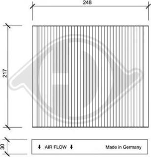 Diederichs DCI0063 - Filtro, Aria abitacolo autozon.pro