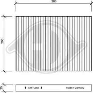 Diederichs DCI0005 - Filtro, Aria abitacolo autozon.pro