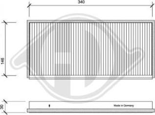 Diederichs DCI0006 - Filtro, Aria abitacolo autozon.pro