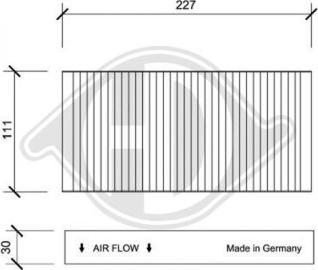 Diederichs DCI0088S - Filtro, Aria abitacolo autozon.pro