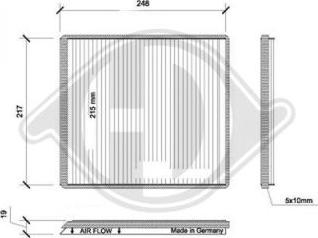 Diederichs DCI0031 - Filtro, Aria abitacolo autozon.pro