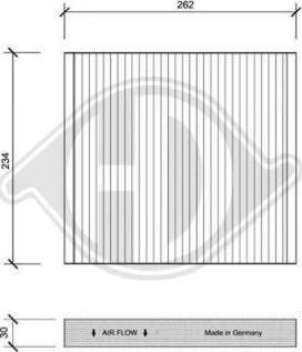 Diederichs DCI0033 - Filtro, Aria abitacolo autozon.pro