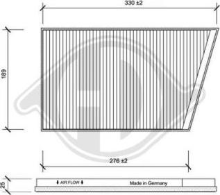 Diederichs DCI0075 - Filtro, Aria abitacolo autozon.pro