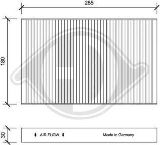 Diederichs DCI0195 - Filtro, Aria abitacolo autozon.pro