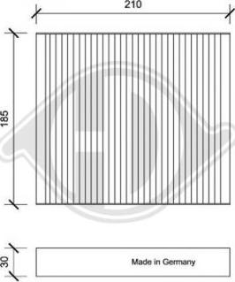 Diederichs DCI0146 - Filtro, Aria abitacolo autozon.pro