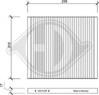 Diederichs DCI0141 - Filtro, Aria abitacolo autozon.pro