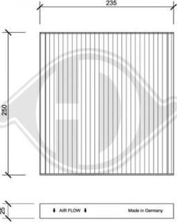 Diederichs DCI0148 - Filtro, Aria abitacolo autozon.pro