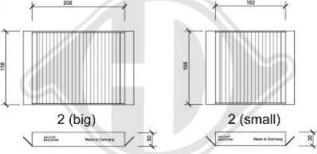 Diederichs DCI0147S - Filtro, Aria abitacolo autozon.pro