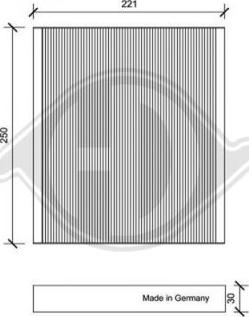 Diederichs DCI0156 - Filtro, Aria abitacolo autozon.pro