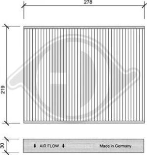 Diederichs DCI0104 - Filtro, Aria abitacolo autozon.pro