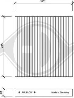 Diederichs DCI0106 - Filtro, Aria abitacolo autozon.pro