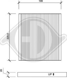 Diederichs DCI0102 - Filtro, Aria abitacolo autozon.pro