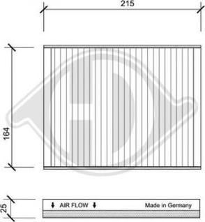 Diederichs DCI0107 - Filtro, Aria abitacolo autozon.pro