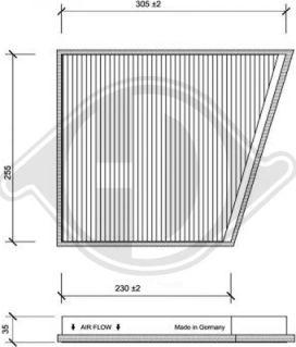 Diederichs DCI0119 - Filtro, Aria abitacolo autozon.pro