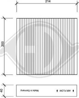 Diederichs DCI0137 - Filtro, Aria abitacolo autozon.pro