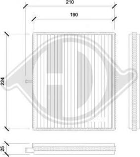 Diederichs DCI0841 - Filtro, Aria abitacolo autozon.pro