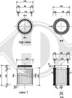 Diederichs DCI0817 - Filtro, Aria abitacolo autozon.pro