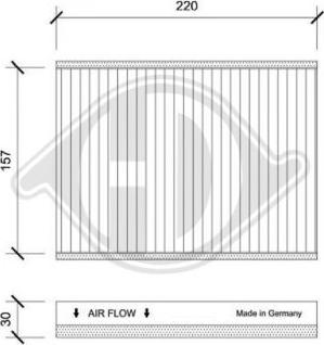 Diederichs DCI0245 - Filtro, Aria abitacolo autozon.pro