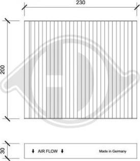 Diederichs DCI0246 - Filtro, Aria abitacolo autozon.pro