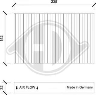 Diederichs DCI0209 - Filtro, Aria abitacolo autozon.pro