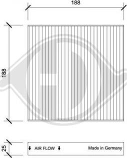 Diederichs DCI0214S - Filtro, Aria abitacolo autozon.pro