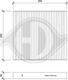 Diederichs DCI0236 - Filtro, Aria abitacolo autozon.pro