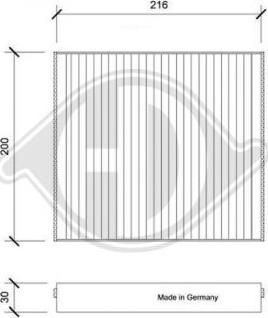 Diederichs DCI0230 - Filtro, Aria abitacolo autozon.pro