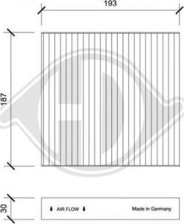 Diederichs DCI0238 - Filtro, Aria abitacolo autozon.pro