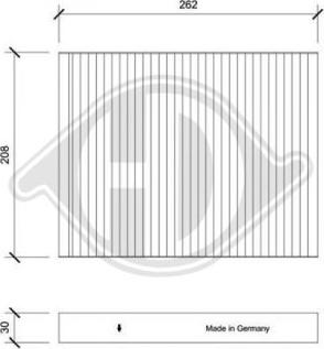 Diederichs DCI0221 - Filtro, Aria abitacolo autozon.pro