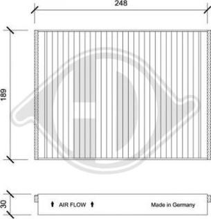 Diederichs DCI0228 - Filtro, Aria abitacolo autozon.pro