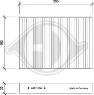 Diederichs DCI0227 - Filtro, Aria abitacolo autozon.pro