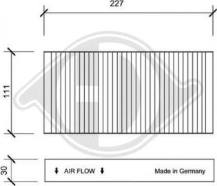 Diederichs DCI1088S - Filtro, Aria abitacolo autozon.pro