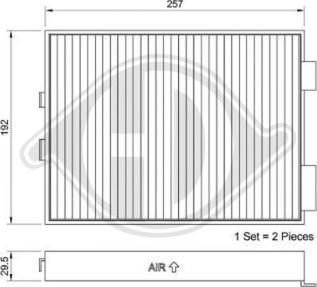 Diederichs DCI1037S - Filtro, Aria abitacolo autozon.pro