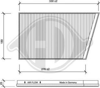 Diederichs DCI1075 - Filtro, Aria abitacolo autozon.pro