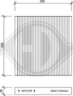 Diederichs DCI1106 - Filtro, Aria abitacolo autozon.pro