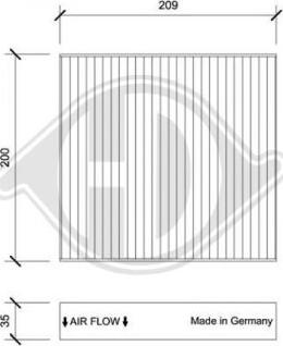 Diederichs DCI1248 - Filtro, Aria abitacolo autozon.pro