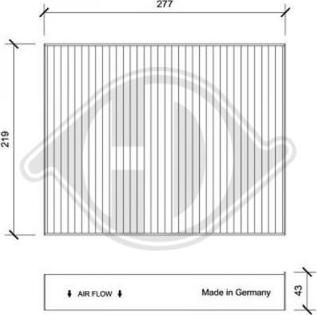 Diederichs DCI1207 - Filtro, Aria abitacolo autozon.pro