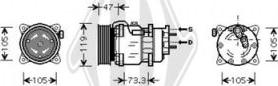 Diederichs DCK1443 - Compressore, Climatizzatore autozon.pro